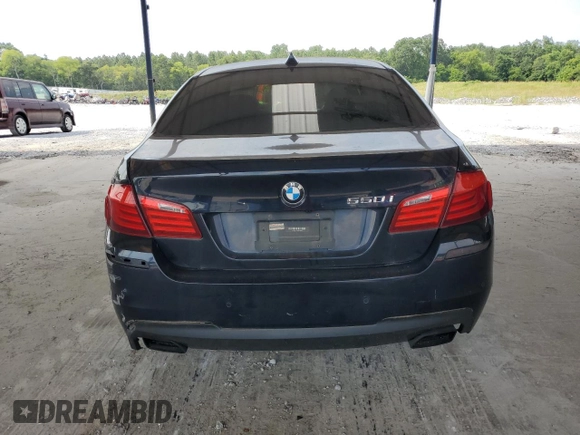 2013 BMW 5 Series 550i with VIN WBAFR9C52DDX79893, listed as a Copart auction lot 84230014 with 173,873 mi miles and Non Repairable. Bid and sale history available at carsss.com. Image 6.