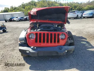 2020 Jeep Wrangler Sport with VIN 1C4GJXAG9LW207584, listed as a Copart auction lot 72312324 with Not provided miles and Salvage title. Bid and sale history available at DreamBid. Image 5.