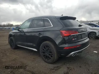 2021 Audi SQ5 Premium Plus with VIN WA1B4AFY9M2022325, listed as a Copart auction lot 50020205 with 57,836 mi miles and Salvage Title. Bid and sale history available at carsss.com. Image 2.