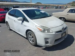 2010 Toyota Prius II with VIN JTDKN3DU7A0036990, listed as a IAAI auction lot 41974602 with 191,348 mi miles. Bid and sale history available at carsss.com. Image 1.