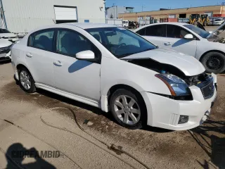 2012 Nissan Sentra S with VIN 3N1AB6AP6CL705277, listed as a Copart auction lot 61905065 with 243,683 mi miles and Salvage title. Bid and sale history available at DreamBid. Image 4.