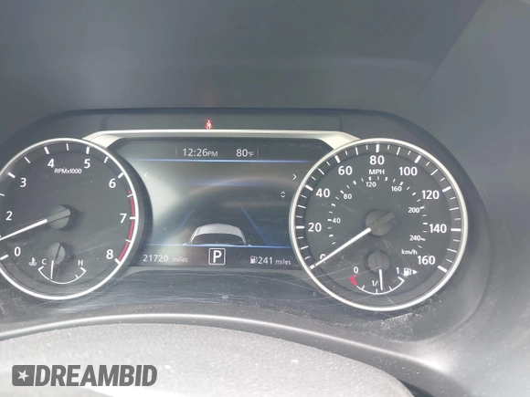 2024 Nissan Sentra SV with VIN 3N1AB8CV6RY279447, listed as a IAAI auction lot 42306959 with 21,720 mi miles and . Bid and sale history available at DreamBid. Image 7.