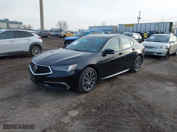 2018 Acura TLX w/Technology Pkg with VIN 19UUB2F52JA007703, listed as a IAAI auction lot 41427535 with 98,775 mi miles. Bid and sale history available at carsss.com. Image 18.
