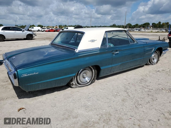 1965 Ford Thunderbird with VIN 5Y83Z168315, listed as a Copart auction lot 67910134 with 60,274 mi miles and Clean Title. Bid and sale history available at DreamBid. Image 3.