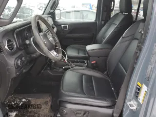 2024 Jeep Wrangler Sahara with VIN 1C4RJXP67RW229289, listed as a Copart auction lot 45551245 with 17,190 mi miles and Clean Title. Bid and sale history available at DreamBid. Image 7.