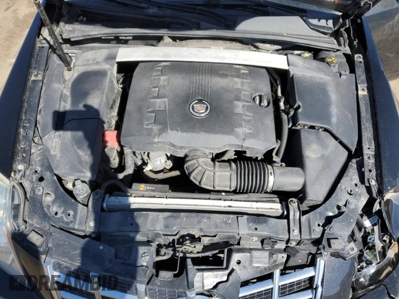2013 Cadillac CTS with VIN 1G6DM5E35D0146196, listed as a Copart auction lot 50296865 with 143,524 mi miles and Salvage Title. Bid and sale history available at DreamBid. Image 11.