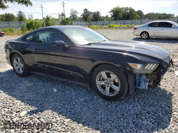 2017 Ford Mustang V6 with VIN 1FA6P8AM2H5353320, listed as a Copart auction lot 57713965 with 65,073 mi miles and Salvage title. Bid and sale history available at DreamBid. Image 4.