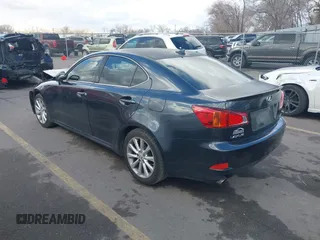 2010 Lexus IS 250 with VIN JTHBF5C25A2094320, listed as a IAAI auction lot 41725606 with 90,241 mi miles. Bid and sale history available at carsss.com. Image 3.