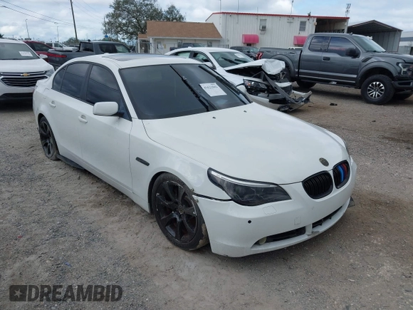 2006 BMW 5 Series 550i with VIN WBANB53576CP03135, listed as a IAAI auction lot 41621042 with 117,989 mi miles and . Bid and sale history available at DreamBid. Image 1.