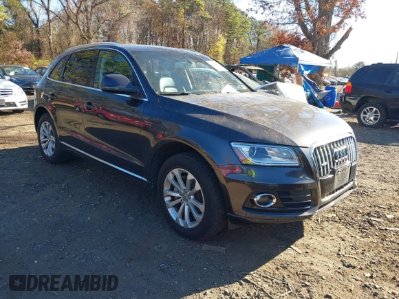 2014 Audi Q5 Premium Plus with VIN WA1LFAFP5EA123679, listed as a IAAI auction lot 40838862 with 161,974 mi miles. Bid and sale history available at carsss.com. Image 1.
