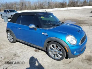 2010 MINI Convertible S с VIN WMWMS3C51ATZ85359, выставлен на аукционе Copart как лот 48480345 с пробегом 95 245 миль миль и Чистый • Clean title. История ставок и продаж доступна на DreamBid. Изображение 4.