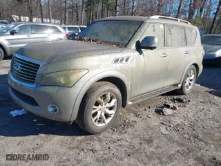 2013 Infiniti QX56 with VIN JN8AZ2NE6D9040731, listed as a IAAI auction lot 41403056 with 1 mi miles. Bid and sale history available at carsss.com. Image 2.