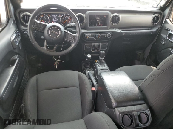 2018 Jeep Wrangler Unlimited Sport S with VIN 1C4HJXDG2JW136211, listed as a Copart auction lot 60080455 with 66,107 mi miles and Salvage title. Bid and sale history available at DreamBid. Image 8.