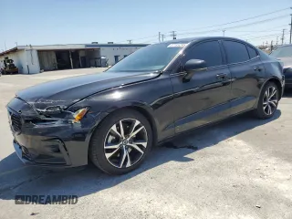 2024 Volvo S60 Plus Dark Theme with VIN 7JRL12FL0RG325468, listed as a Copart auction lot 57185295 with 32,862 mi miles and Salvage title. Bid and sale history available at DreamBid. Image 1.