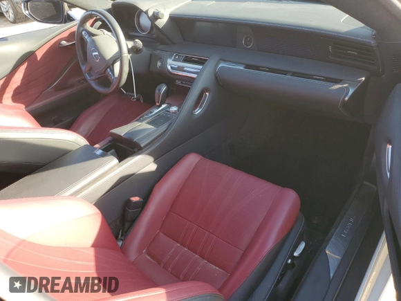 2018 Lexus LC 500h z VIN JTHHP5AY4JA001016, wystawiony jako Copart lot #85480424 z przebiegiem Nie podano mil oraz Szkoda całkowita • Salvage title. Historia ofert i sprzedaży dostępna na DreamBid. Obrazek 8.