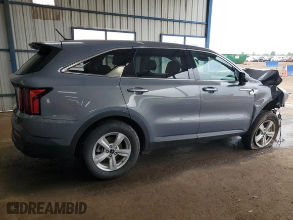 2023 Kia Sorento LX with VIN 5XYRGDLCXPG179412, listed as a Copart auction lot 61254105 with 57,545 mi miles and Clean title. Bid and sale history available at DreamBid. Image 3.