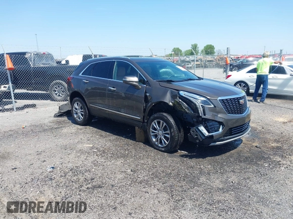 2020 Cadillac XT5 Premium Luxury FWD with VIN 1GYKNCRS0LZ220006, listed as a IAAI auction lot 41985265 with 47,464 mi miles and . Bid and sale history available at carsss.com. Image 1.
