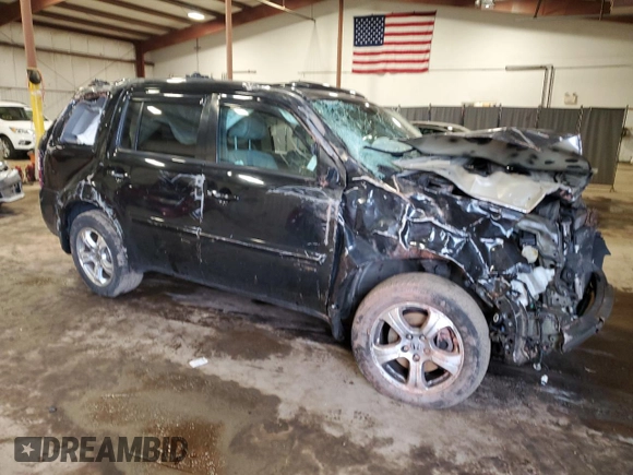 2013 Honda Pilot EX-L with VIN 5FNYF4H56DB002139, listed as a Copart auction lot 51641235 with 197,255 mi miles and Salvage Title. Bid and sale history available at DreamBid. Image 4.