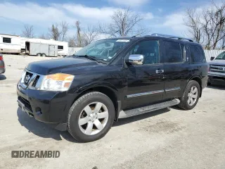 2010 Nissan Armada SE z VIN 5N1BA0NC6AN622191, wystawiony jako Copart lot #48821545 z przebiegiem 272 193 mil mil oraz Czysty tytuł • Clean title. Historia ofert i sprzedaży dostępna na DreamBid. Obrazek 1.