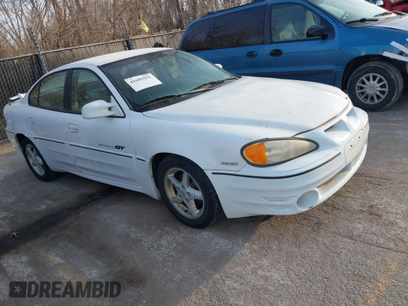 2001 Pontiac Grand Am GT with VIN 1G2NW52EX1C147666, listed as a IAAI auction lot 41689955 with 189,598 mi miles. Bid and sale history available at carsss.com. Image 1.