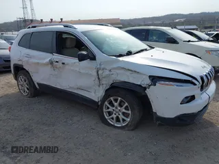2016 Jeep Cherokee Latitude with VIN 1C4PJMCS1GW242545, listed as a IAAI auction lot 42048421 with 84,667 mi miles and . Bid and sale history available at carsss.com. Image 1.