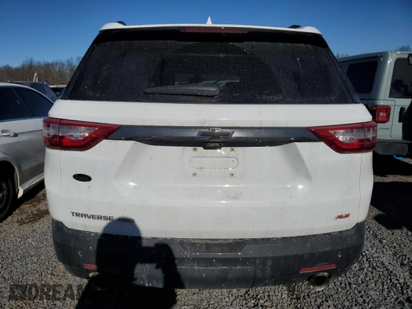 2019 Chevrolet Traverse RS with VIN 1GNEVJKW6KJ252144, listed as a Copart auction lot 42980605 with 94,045 mi miles and Salvage Title. Bid and sale history available at carsss.com. Image 6.