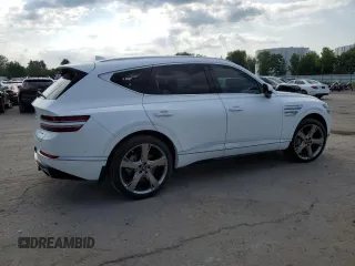 2024 Genesis GV80 with VIN KMUHCESC9RU163909, listed as a Copart auction lot 64429035 with 12,338 mi miles and Salvage title. Bid and sale history available at DreamBid. Image 3.