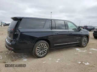2023 GMC Yukon XL Denali Ultimate with VIN 1GKS2KKL7PR538324, listed as a Copart auction lot 43148215 with Not Provided miles and Salvage Title. Bid and sale history available at carsss.com. Image 3.
