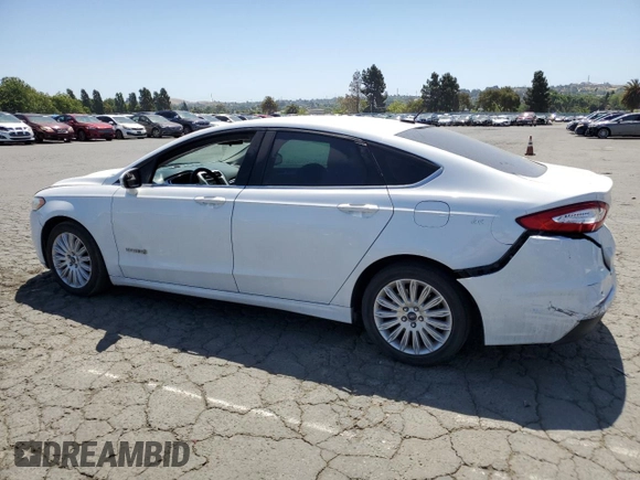 2014 Ford Fusion SE Hybrid with VIN 3FA6P0LU5ER104422, listed as a Copart auction lot 58584425 with 166,419 mi miles and Salvage title. Bid and sale history available at DreamBid. Image 2.