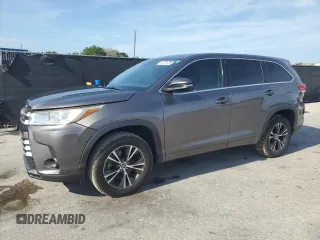 2018 Toyota Highlander LE with VIN 5TDZARFH2JS035837, listed as a Copart auction lot 58207425 with 97,687 mi miles and Salvage title. Bid and sale history available at DreamBid. Image 1.
