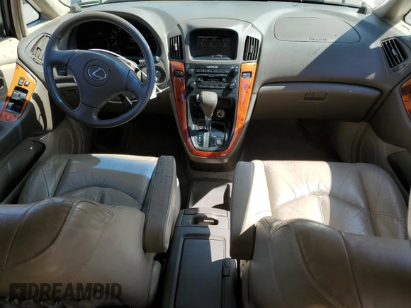 2002 Lexus RX 300 with VIN JTJGF10U220134577, listed as a Copart auction lot 61478865 with 162,872 mi miles and Salvage title. Bid and sale history available at DreamBid. Image 8.