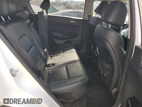 2019 Kia Sportage EX with VIN KNDPNCAC7K7492644, listed as a Copart auction lot 48741835 with 76,306 mi miles and Salvage Title. Bid and sale history available at carsss.com. Image 12.