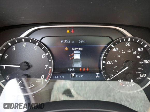 2023 Nissan Frontier SV with VIN 1N6ED1EK8PN667287, listed as a Copart auction lot 50920015 with 34,414 mi miles and Salvage title. Bid and sale history available at DreamBid. Image 9.