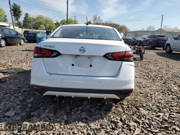 2020 Nissan Versa S with VIN 3N1CN8DV4LL909663, listed as a Copart auction lot 53904975 with 94,118 mi miles and Salvage Title. Bid and sale history available at DreamBid. Image 6.