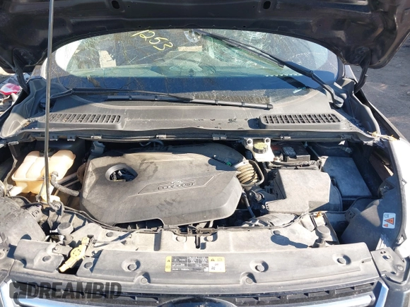 2014 Ford Escape Titanium with VIN 1FMCU0JXXEUD23447, listed as a IAAI auction lot 41877253 with 1 mi miles. Bid and sale history available at carsss.com. Image 10.