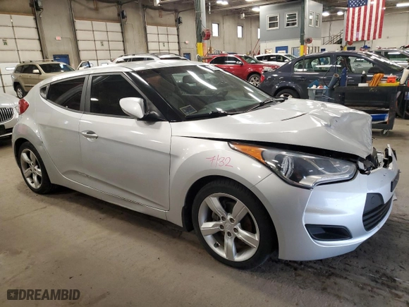 2012 Hyundai Veloster w/Black Int with VIN KMHTC6AD2CU020056, listed as a Copart auction lot 51584845 with 83,458 mi miles and Salvage Title. Bid and sale history available at carsss.com. Image 4.