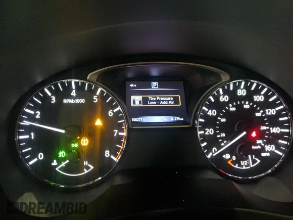 2016 Nissan Altima SR with VIN 1N4BL3AP2GC152163, listed as a Copart auction lot 45178985 with 106,277 mi miles and Salvage Title. Bid and sale history available at carsss.com. Image 9.