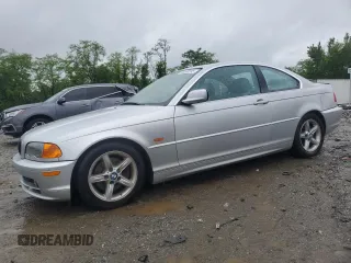 2001 BMW 3 Series 325Ci z VIN WBABN33461JW54231, wystawiony jako Copart lot #55535245 z przebiegiem 112 990 mil mil oraz Szkoda całkowita • Salvage title. Historia ofert i sprzedaży dostępna na DreamBid. Obrazek 1.