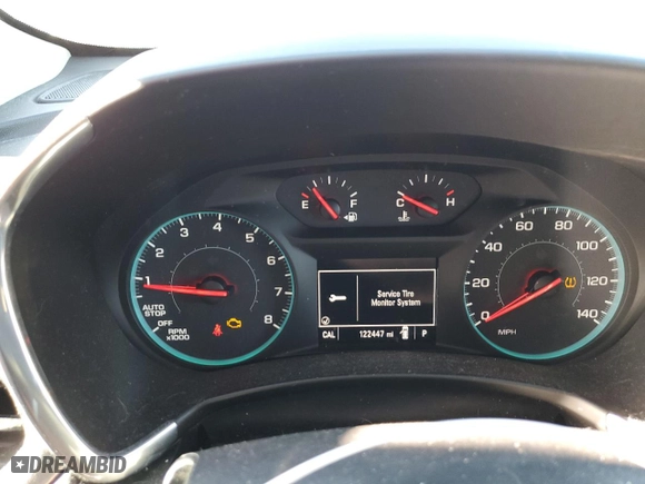 2018 Chevrolet Equinox LT with VIN 2GNAXSEV7J6283903, listed as a Copart auction lot 89073215 with 122,447 mi miles and Salvage Title. Bid and sale history available at carsss.com. Image 9.