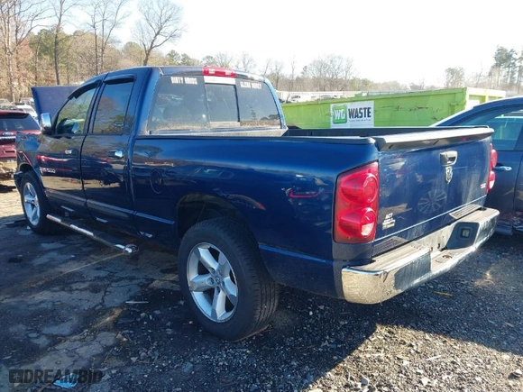 2007 Dodge Ram 1500 SLT with VIN 1D7HA18P27S104291, listed as a IAAI auction lot 41187198 with 187,046 mi miles. Bid and sale history available at carsss.com. Image 14.