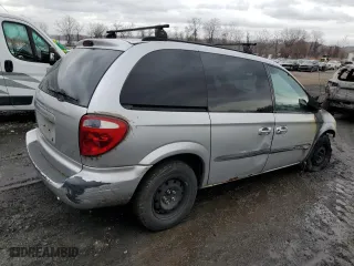 2001 Chrysler Voyager LX with VIN 1C4GJ45341B258517, listed as a Copart auction lot 47789295 with 0 mi miles and Salvage Title. Bid and sale history available at carsss.com. Image 3.