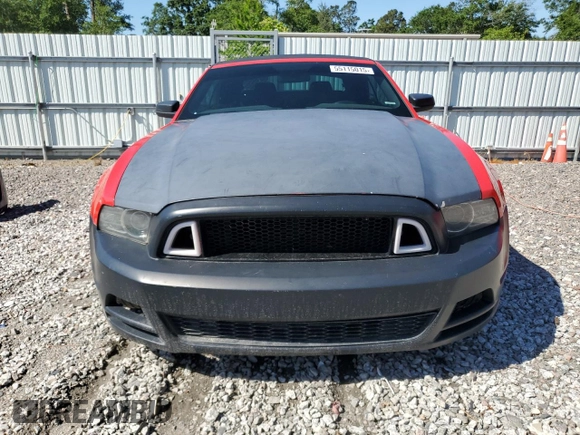 2013 Ford Mustang V6 with VIN 1ZVBP8EM4D5280445, listed as a Copart auction lot 55115015 with 191,611 mi miles and Salvage title. Bid and sale history available at DreamBid. Image 5.