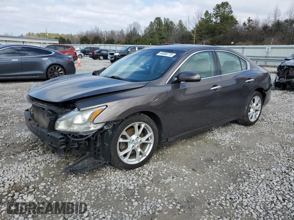 2013 Nissan Maxima SV with VIN 1N4AA5AP1DC818812, listed as a Copart auction lot 44858715 with 143,011 mi miles and Salvage Title. Bid and sale history available at DreamBid. Image 1.