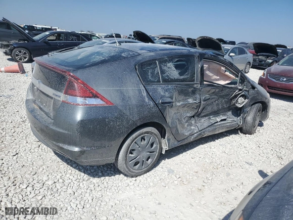 2012 Honda Insight with VIN JHMZE2H37CS002872, listed as a Copart auction lot 48338685 with 0 mi miles and Salvage Title. Bid and sale history available at carsss.com. Image 3.
