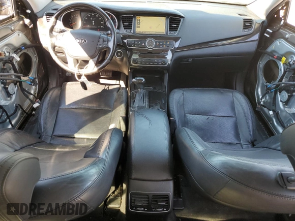 2015 Kia Cadenza Premium with VIN KNALN4D71F5186301, listed as a Copart auction lot 75397644 with 142,478 mi miles and Salvage Title. Bid and sale history available at carsss.com. Image 8.