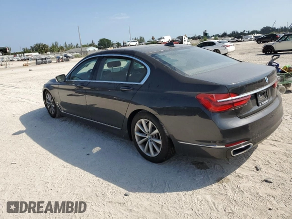 2019 BMW 7 Series 740i with VIN WBA7E2C50KB217524, listed as a Copart auction lot 42840423 with 0 mi miles. Bid and sale history available at carsss.com. Image 2.