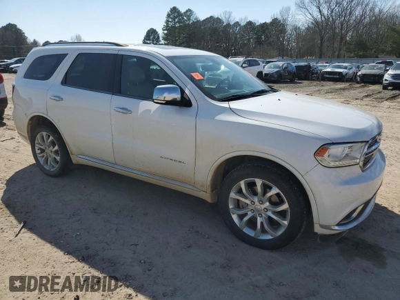 2017 Dodge Durango Citadel with VIN 1C4SDJET9HC703824, listed as a Copart auction lot 46749085 with 157,890 mi miles and Salvage Title. Bid and sale history available at carsss.com. Image 4.
