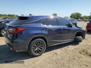 2021 Lexus RX 350 F Sport with VIN 2T2SZMDA7MC281200, listed as a Copart auction lot 70536394 with 42,490 mi miles and Salvage title. Bid and sale history available at DreamBid. Image 3.