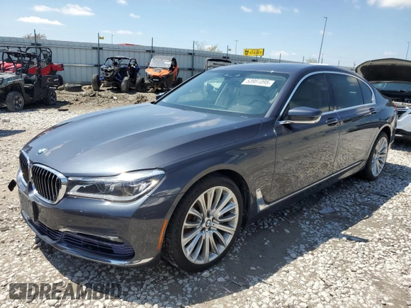 2016 BMW 7 Series 750i xDrive z VIN WBA7F2C54GG416163, wystawiony jako Copart lot #53981095 z przebiegiem 91 822 mil mil oraz Szkoda całkowita • Salvage title. Historia ofert i sprzedaży dostępna na DreamBid. Obrazek 1.