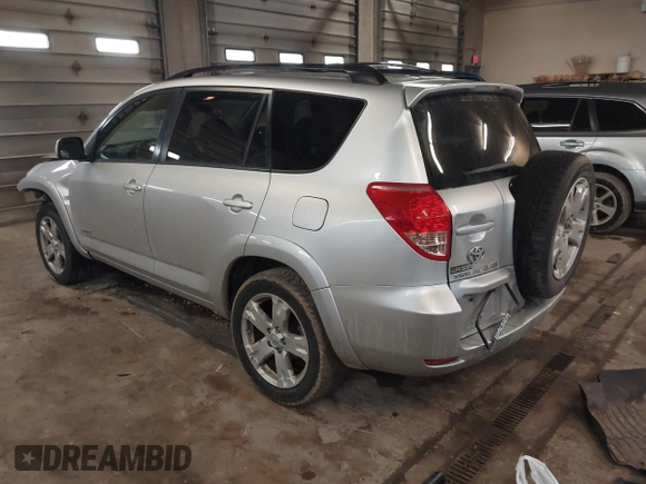 2008 Toyota RAV4 Sport with VIN JTMZD32V685079551, listed as a IAAI auction lot 41675514 with 255,811 mi miles and . Bid and sale history available at DreamBid. Image 3.